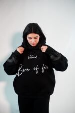 Born Of Fire Oversized Unisex Hoodie - Image 9
