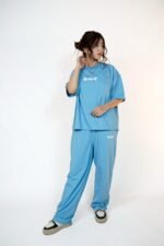 RAVE // COBALT CROPPED BOX TEE – BLUE - Image 3